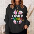 Easter Squad Family Matching Easter Day Bunny Egg Hunt Group Sweatshirt Gifts for Her