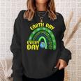 Environmentalis Earth Day Everyday Protect Our Planet Sweatshirt Gifts for Her