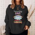 Everything I Need To Know Eighties Cartoons Shirt Men Women Sweatshirt Graphic Print Unisex Gifts for Her