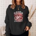 Fahrrad Elektrofahrrad Spruch Lustig Motiv Radfahren Bike Sweatshirt Geschenke für Sie