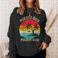 Family Vacation Vintage Retro Puerto Rico San Juan Beach Sweatshirt Gifts for Her