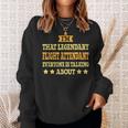 Flugbegleiter Jobtitel Mitarbeiter Lustiger Flugbegleiter Sweatshirt Geschenke für Sie