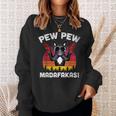 Frenchie Pew Pew Madafakas - Vintage French Bulldog Pew Sweatshirt Gifts for Her