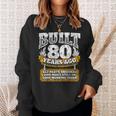 Funny 80Th Birthday B-Day Gift Saying Age 80 Year Joke Sweatshirt Gifts for Her