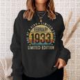 Funny 90 Year Old Vintage February 1933 90Th Birthday Gift V2 Sweatshirt Gifts for Her