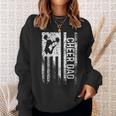 Funny Mens Cheer Dad Vintage American Flag Father Sweatshirt Gifts for Her