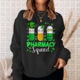 Funny Pharmacy Squad Leprechaun Pharmacist St Patricks Day Sweatshirt Gifts for Her