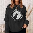 Funny WolfWolves Lover Wolf Pack Lifetime Member Sweatshirt Gifts for Her
