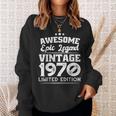 Gebaut Im 70Er Vintage Original Epische Legende Sweatshirt Geschenke für Sie