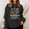 Gift To My Son From Dad Lion To My Son From Dad Never Forget That I Love You Sweatshirt Gifts for Her