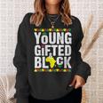 Gifted Young Black Dashiki African Pride History Month Magic V4 Sweatshirt Gifts for Her