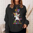 Gigi Of The Birthday Princess Lustiges Einhorn Dab-Geschenk Sweatshirt Geschenke für Sie