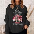 God First Family Second Then Team Indiana Basketball Sweatshirt Gifts for Her