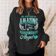 God Made My Dad An Angel Truck Driver Father Memorial Sweatshirt Gifts for Her