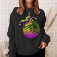 Golf Ball With Jester Hat Mardi Gras Fat Tuesday Parade Men Sweatshirt Gifts for Her