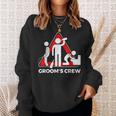 Grooms Crew| Groom Groomsmen | Bachelor Party Sweatshirt Gifts for Her