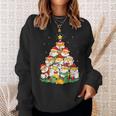 Guinea Pig Christmas Tree Ornament Decor Funny Xmas Pajamas Men Women Sweatshirt Graphic Print Unisex Gifts for Her