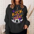 Halloween For Soccer Players With A Soccer Ball Men Women Sweatshirt Graphic Print Unisex Gifts for Her