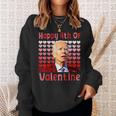 Happy 4Th Of Valentine Funny Joe Biden Valentines Day Sweatshirt Gifts for Her
