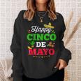 Happy Cinco De Mayo For Mexican Fiesta Costume Sweatshirt Gifts for Her