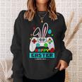 Happy Easter Day Bunny Egg Video Game Boys Girls Kids Gamer Sweatshirt Gifts for Her