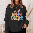 Happy Easter Easter Bunny Ears Easter Egg Hunt Matching Sweatshirt Gifts for Her