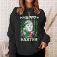Happy Easter Leprechaun Biden St Patricks Day Shamrock Mens Sweatshirt Gifts for Her