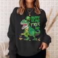 Happy St PatRex Day Dinosaur St Patricks Day Shamrock Sweatshirt Gifts for Her