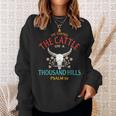 He Owns The Cattle On A Buffalo Thousand Hills Psalm 50 Sweatshirt Gifts for Her