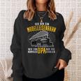 Herren Modelleisenbahn Opa Eisenbahner Modellbauer Rentner Sweatshirt Geschenke für Sie