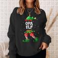 Herren Opa Elf Partnerlook Familien Outfit Weihnachten Sweatshirt Geschenke für Sie