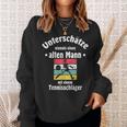 Herren Tennis Sweatshirt mit Tennisschläger & Ball Motiv für Pensionäre Geschenke für Sie