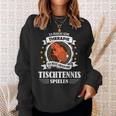 Herren Tischtennis Pingpong Opa Papa Grossvater Sweatshirt Geschenke für Sie