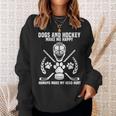 Hockey Makes Me Ice Hockey Happy Player Gift Penalty Box Sweatshirt Gifts for Her