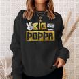 Hola At Your Poppa Two Legit To Quit Birthday Decorations Sweatshirt Gifts for Her