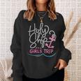 Holy Ship Girls Trip Fun Cruise Vacation Nautical Gift Sweatshirt Gifts for Her