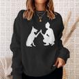 Hund Und Frauchen Beste Freunde Sweatshirt Geschenke für Sie