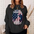 I Am A Dad Grandpa And A Veteran Nothing Scares Me Usa V2 Sweatshirt Gifts for Her