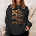 I Am Black Woman Educated Melanin Pride Black History Month Sweatshirt Gifts for Her