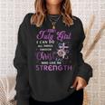 I Am July Girl I Can Do All Things Through Christ Who Gives Me Strength Sweatshirt Gifts for Her