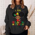 I Am The Strong African Queen Girl Pretty Black And Educated Sweatshirt Gifts for Her
