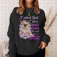 I Asked God For A Best Friend He Sent Me My Tibetan Spaniel Men Women Sweatshirt Graphic Print Unisex Gifts for Her