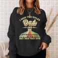 I Have Two Titles Dad And Godfather Men Retro Godfather V2 Sweatshirt Gifts for Her