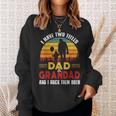 I Have Two Titles Dad And Grandad Funny Fathers Day Sweatshirt Gifts for Her