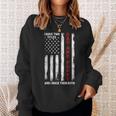 I Have Two Titles Dad And Poppy Men American Flag Grandpa Sweatshirt Gifts for Her