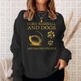 I Like Baseball And Dogs And Maybe 3 People Funny Sweatshirt Gifts for Her