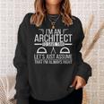 Ich Bin Ein Architekt Architekturarchitekten V3 Sweatshirt Geschenke für Sie