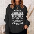 Ich Bin Ein Lehrer Für Wissenschaft Lehre Sweatshirt Geschenke für Sie