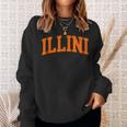 Illini Arch Athletic College University Alumni Style Sweatshirt Gifts for Her