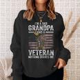 Im A Dad Grandpa And A Veteran Nothing Scares Me Funny Sweatshirt Gifts for Her